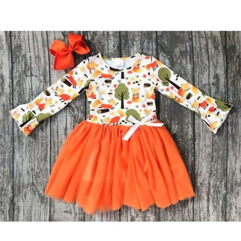 Boutique Fox s Long Sleeve Tutu Dress